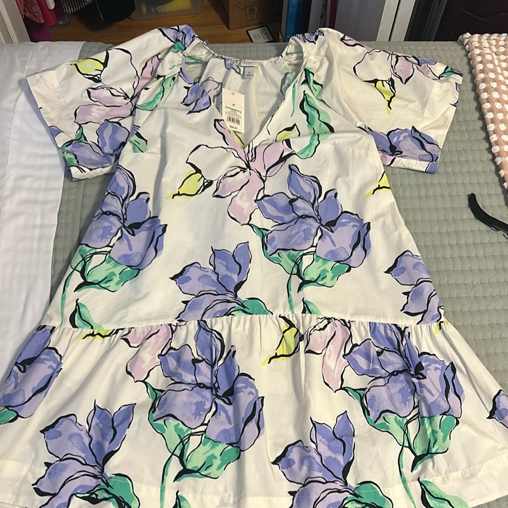 A New Day Floral Dress Size M NWT